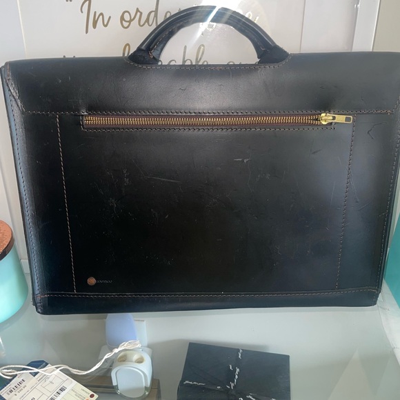 Rustico Leather Attaché Briefcase 💼🖤 - Picture 6 of 16
